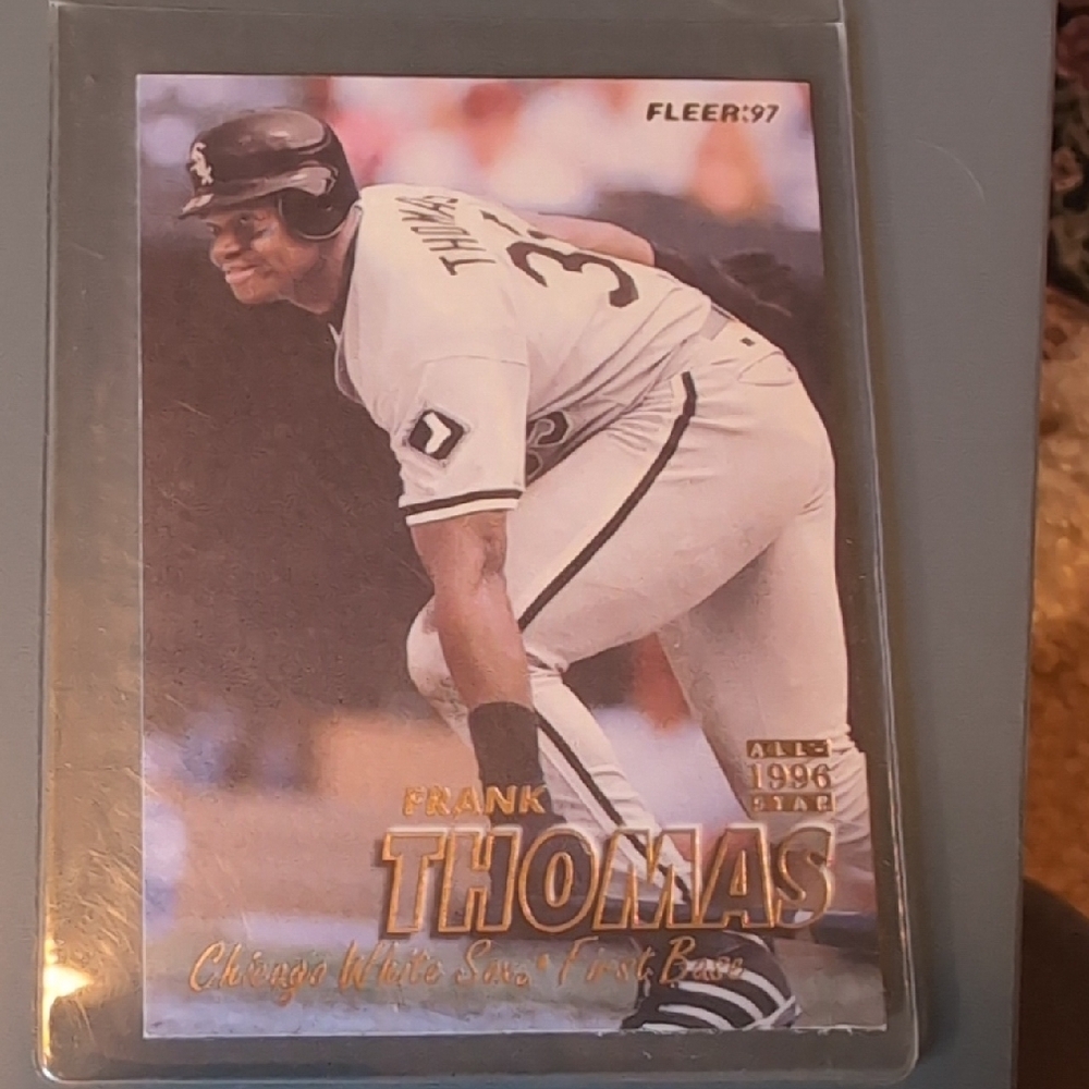 Frank Thomas Fleer 1997 Baseball Card